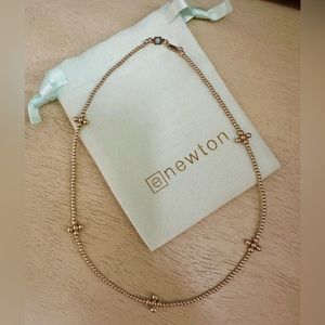 enewton 15” Choker Signature Cross Gold